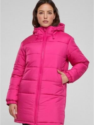 Дамско дълго яке в розов цвят Urban Classics Mixed Puffer Дамско дълго яке в розов цвят Urban Classics Mixed Puffer