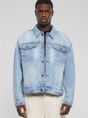 Мъжко дънково яке Urban Classics Boxy Denim light blue washed