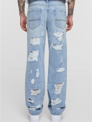 Мъжки дънки Heavy Destroyed Jeans new light blue