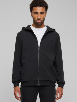 Мъжки суичър в черно Urban Classics Cozy Zip