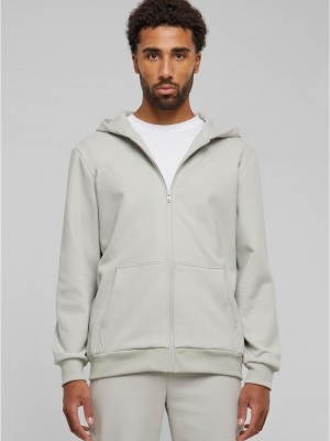 Мъжки суичър в сиво Urban Classics Cozy Zip