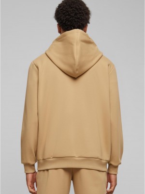 Мъжки суичър в бежово Urban Classics Cozy Zip