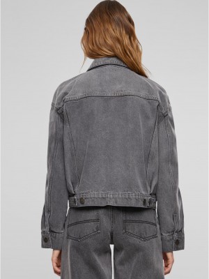 Дамско дънково яке 80s Oversized new grey Дамско дънково яке 80s Oversized new grey