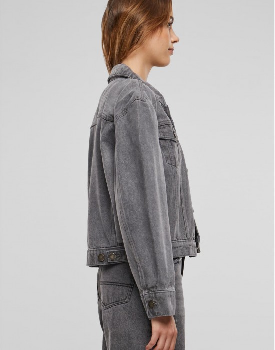 Дамско дънково яке 80s Oversized new grey Дамско дънково яке 80s Oversized new grey