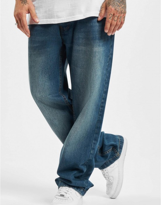 Мъжки дънки в тъмносин цвят Rocawear WED Loose Fit Мъжки дънки в тъмносин цвят Rocawear WED Loose Fit