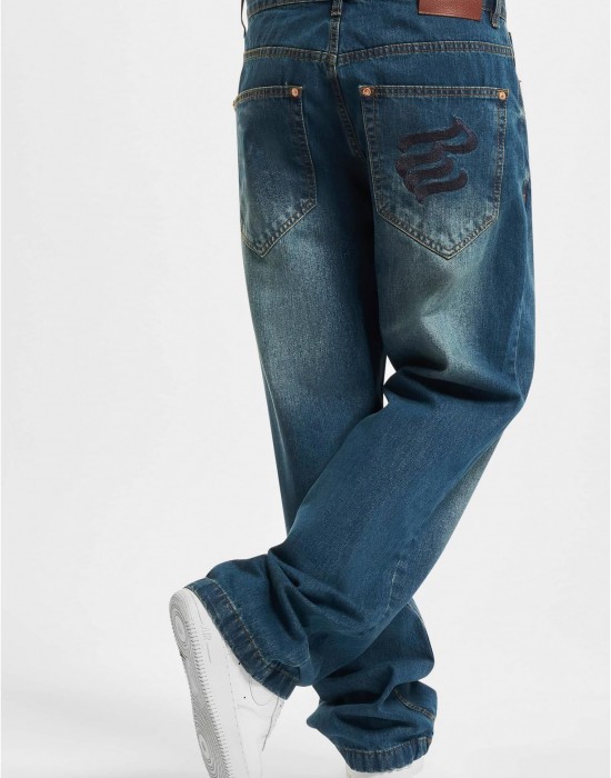 Мъжки дънки в тъмносин цвят Rocawear WED Loose Fit Мъжки дънки в тъмносин цвят Rocawear WED Loose Fit