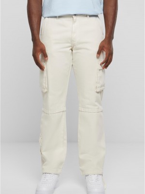 Мъжки карго панталон в бежов цвят DEF Pocket