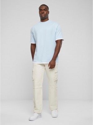 Мъжки карго панталон в бежов цвят DEF Pocket