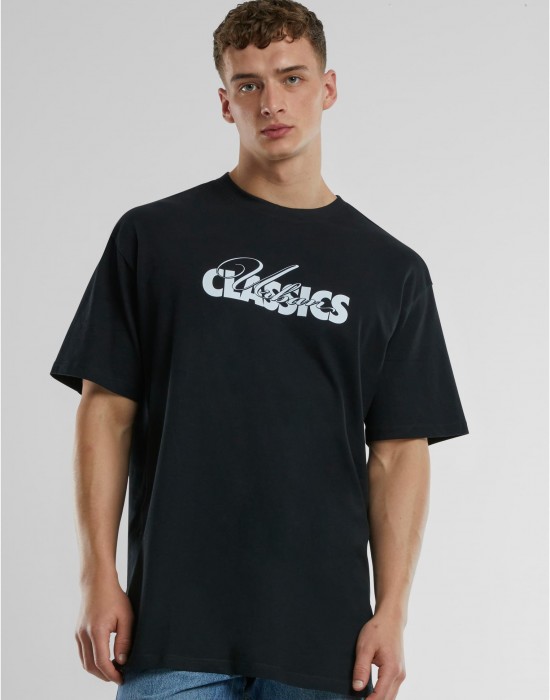 Мъжка тениска в черен цвят с лого Urban Classics Oversized