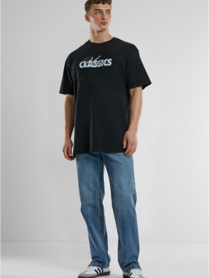 Мъжка тениска в черен цвят с лого Urban Classics Oversized