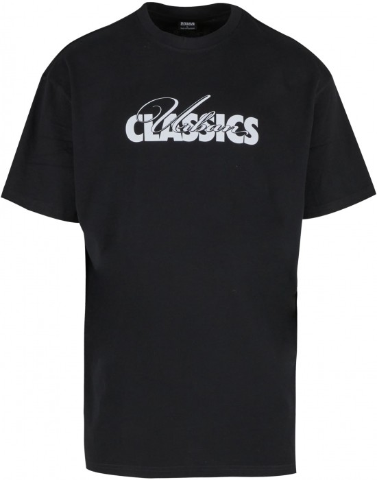 Мъжка тениска в черен цвят с лого Urban Classics Oversized