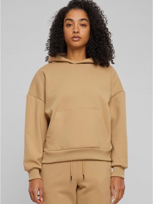 Дамски суичър в кафяво Urban Classics Ladies Cozy Oversized