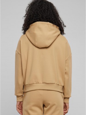 Дамски суичър в кафяво Urban Classics Ladies Cozy Oversized