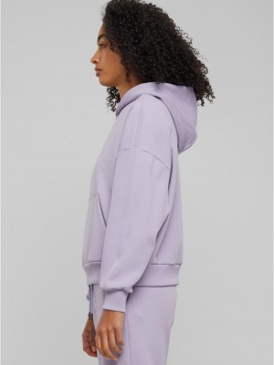 Дамски суичър в лилаво Urban Classics Ladies Cozy Oversized