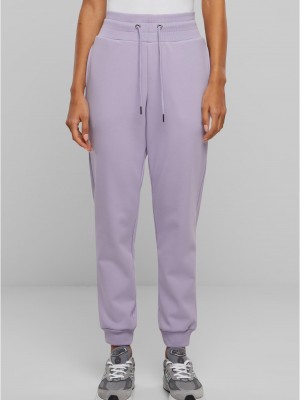 Дамско долнище в лилаво Urban Classics Ladies Cozy Sweatpants