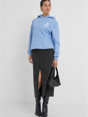 Дамски суичър в син цвят Urban Classics Wildest Dreams