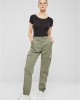 Дамски панталон в зелен цвят Urban Classics Ladies Pants