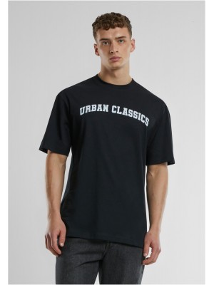Мъжка тениска Urban Classics UC College Logo black