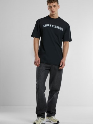 Мъжка тениска Urban Classics UC College Logo black