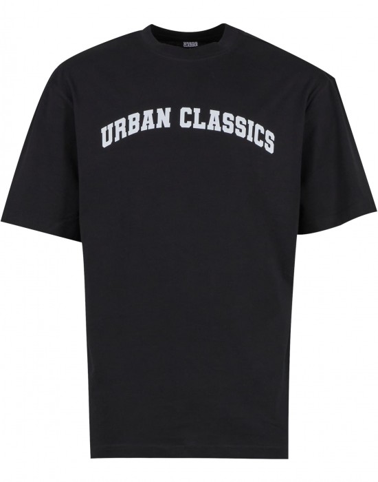 Мъжка тениска Urban Classics UC College Logo black