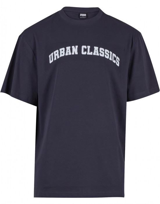 Мъжка тениска urban Classics UC College Logo navy