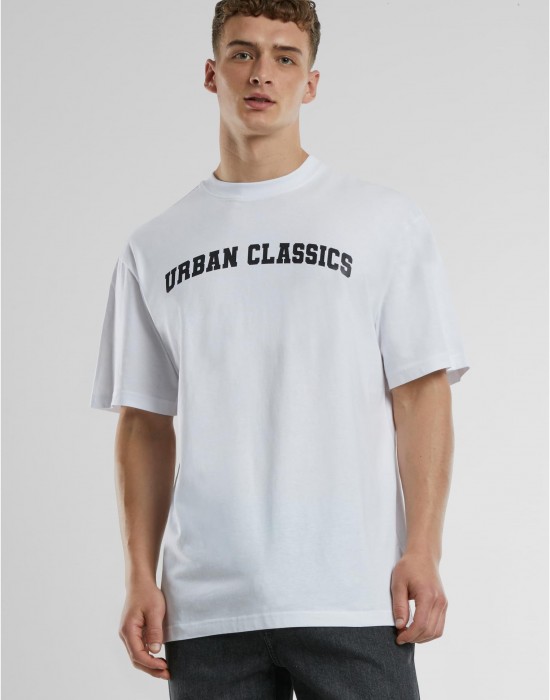 Мъжка тениска Urban Classics UC College Logo white Мъжка тениска Urban Classics UC College Logo white