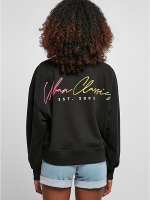 Дамска блуза в черно Urban Classics Oversized Rainbow Дамска блуза в черно Urban Classics Oversized Rainbow