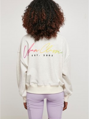Дамска блуза в бяло Urban Classics Oversized Rainbow Дамска блуза в бяло Urban Classics Oversized Rainbow