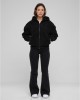 Дамски суичър в черно Urban Classics Oversized Sherpa Zip