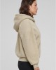 Дамски суичър в бежово Urban Classics Oversized Sherpa Zip