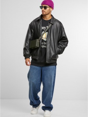 Мъжка черна тениска Urban Classics Money Talks Oversize