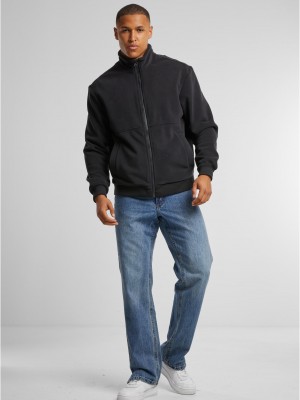 Мъжко яке от полар в черен цвят Urban Classics