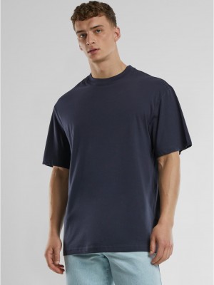 Мъжка тениска в тъмносиньо Urban Classics UC Signature Logo