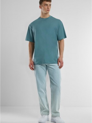 Мъжка тениска в син цвят Urban Classics UC Signature Logo