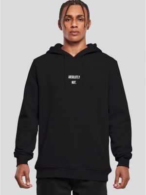 Мъжки суичър в черно Mister Tee Absolutely Not