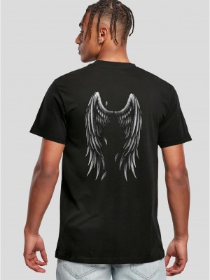 Мъжка тениска в черно Mister Tee Deamon