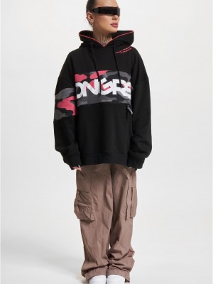 Дамски суичър в черно Dangerous DNGRS Oversized Trust 