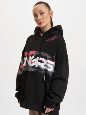 Дамски суичър в черно Dangerous DNGRS Oversized Trust 