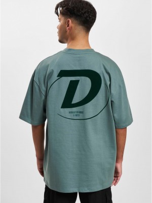 Мъжка тениска в зелено DEF Work