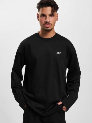 Мъжка блуза в черен цвят DEF Everyday  Мъжка блуза в черен цвят DEF Everyday