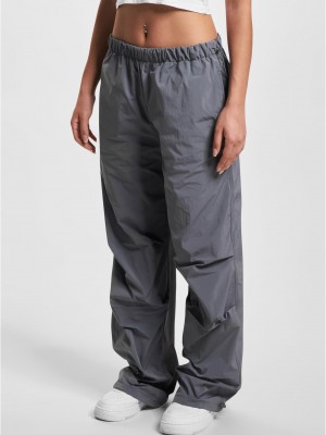 Дамски панталон в цвят антрацит DEF Wide