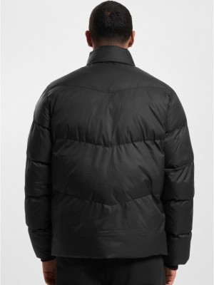 Мъжко яке в черно DEF Boxy 