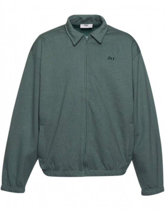 Мъжко яке с яка в зелено DEF Colllar Jacket Мъжко яке с яка в зелено DEF Colllar Jacket