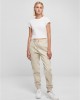 Дамски пантлон в светлобежово Urban Classics High Waist Cargo Comfort Jogging