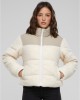 Дамско зимно яке в цвят пасък Urban Classics Puffer Jacket