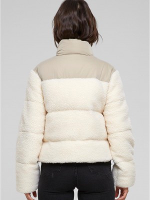 Дамско зимно яке в цвят пасък Urban Classics Puffer Jacket Дамско зимно яке в цвят пасък Urban Classics Puffer Jacket