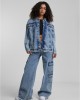 Дамски широки дънки Urban Classics lightblue washed