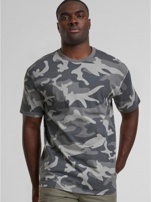 Мъжка тениска в тъмен камуфлаж Urban Classics Oversized