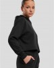 Дамски къс суичър Urban Classics Terry Hoodie black