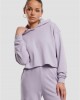 Дамски къс суичър Urban Classics Terry Hoodie dustylilac